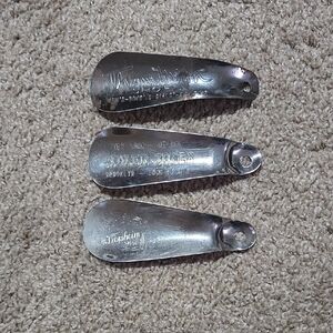 Vintage Silver Shoe Horn Set